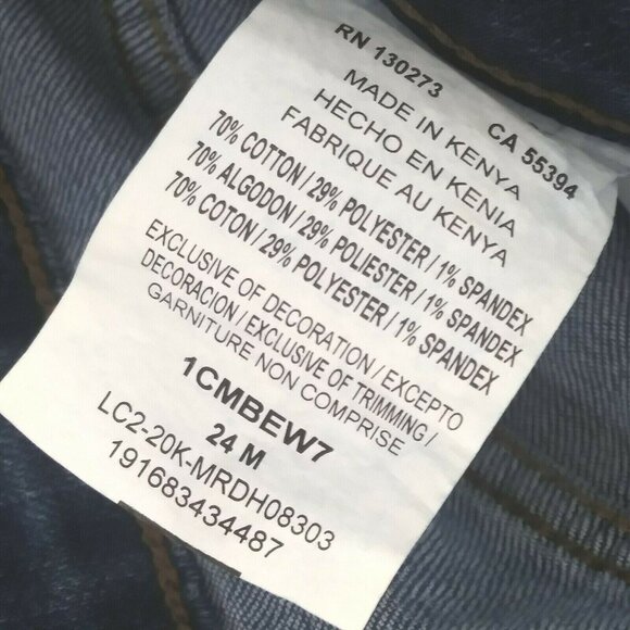 Lee Women’s Plus Size 24W Jeans Boot Cut Mid-Rise Lightweight Stretch Denim Blue - Picture 7 of 10